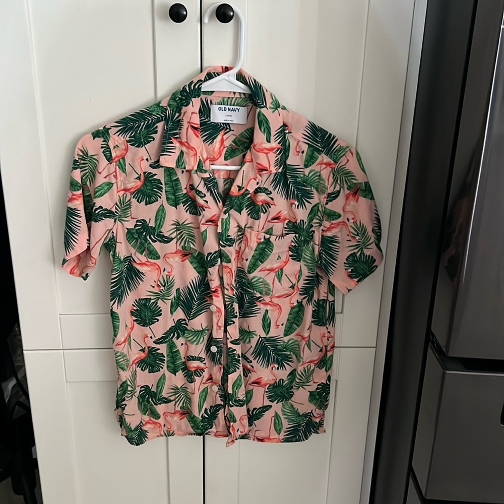 Boys flamingo shirt